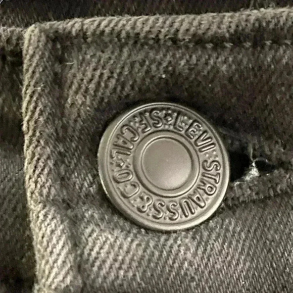 Levis 311 Shaping Skinny Black Wash Jeans Sz 29 - Picture 9 of 13